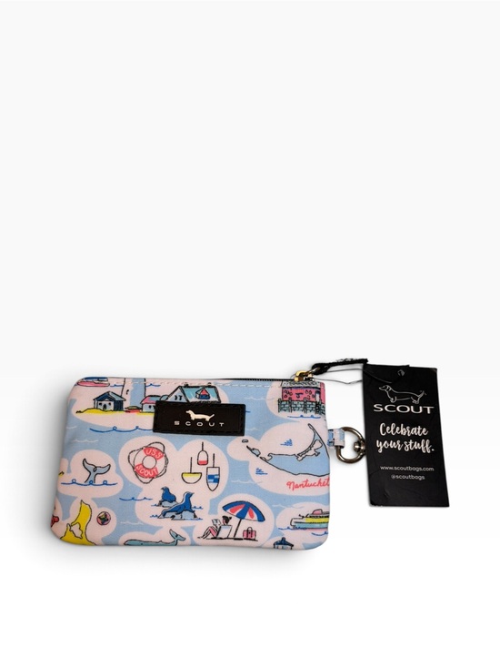 Scout Handbags - SCOUT Ocean Nantucket Boat Print IDKASE Keychain Card Case ID Holder Wallet
